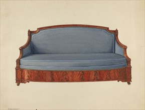Sofa, c. 1953. Creator: Ernest Busenbark.