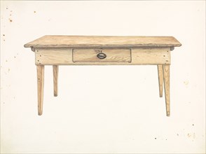 Baker's Table, c. 1937. Creator: Earl Butlin.