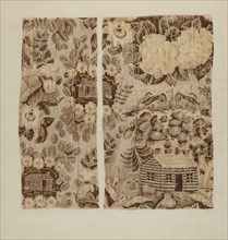 Historical Printed Textile, c. 1940. Creator: Ernest Capaldo.
