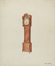 Shaker Tall Clock, c. 1937. Creator: William Paul Childers.