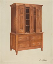 Shaker Cabinet, 1935/1942. Creator: William Paul Childers.