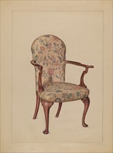 Armchair, 1936. Creator: Florence Choate.