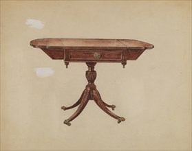 Pembroke Table, 1936. Creator: Florence Choate.