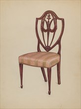 Side Chair, 1936. Creator: Florence Choate.