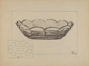 Fruit Dish, c. 1937. Creator: Hugh Clarke.