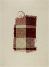 Piece of Homespun Wool, c. 1938. Creator: Hugh Clarke.