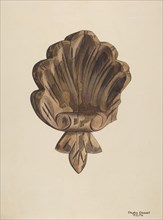 Wood Carving - Shell, c. 1939. Creator: Clements Clayton.