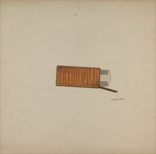 Shaker Comb and Case, c. 1941. Creator: Orville Cline.