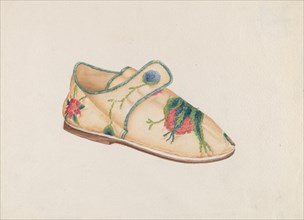 Child's Shoe, c. 1937. Creator: Frances Cohen.
