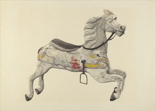 Carousel Horse, c. 1939. Creator: George Constantine;Constantine, George.