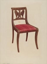 Side Chair, c. 1939. Creator: John Dana.
