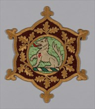 Myddelton Biddulph Armorial Medallion, Wales, c. 1846. Creator: AWN Pugin.