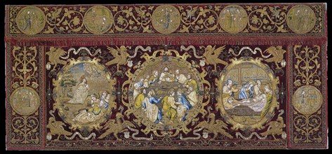 Altar Frontal Depicting Scenes from the Life of Christ, Seo de Urgel, 1575/1600. Creator: Unknown.