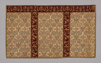 Altar piece (part of a chasuble), Spain, 17th century. Creator: Unknown.
