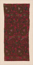 Textile Fragment with the Nasrid Coat of Arms, Spain, Nasrid Dynasty (1232-1492), c. 1400. Creator: Unknown.