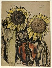 Sunflowers, August 20, 1895. Creator: Georges Lemmen.
