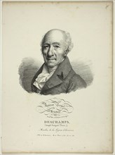 Portrait of Joseph-François-Louis Deschamps, 1822. Creator: Julien Leopold Boilly.