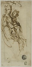 Seated Virgin and Child (recto); Seated Virgin and Child (verso), 1570/90. Creator: Bernardino India.