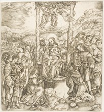 The Adoration of the Magi, about 1530. Creator: Cristofano di Michele Martini.