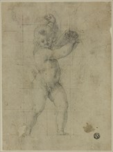Putto with Raised Arms, 1580/90. Creator: Cristofano Roncalli.