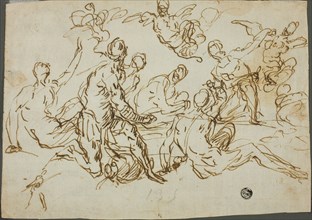 Harpies Attacking Aeneas and His Companions, n.d. Creator: Domenico Gargiulo.