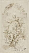 Assumption of the Virgin, n.d. Creators: Domenico Piola I, Marcello Venusti.