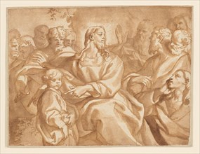 Suffer the Little Children, 1690/1700. Creator: Domenico Piola I.