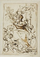Allegory of Victory, n.d. Creator: Domenico Piola I.