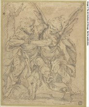 Jacob Wrestling with the Angel, n.d. Creator: Francesco Merano.