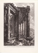 View of the Door and Peristyle of the Temple of Vesta, 1780. Creator: Francesco Piranesi.