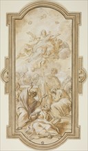 Assumption of the Virgin, n.d. Creators: Giacinto Calandrucci, Virgin Mary.