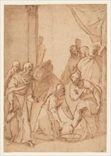Christ Washing the Disciples’ Feet, 1582/84. Creator: Giovanni Balducci.