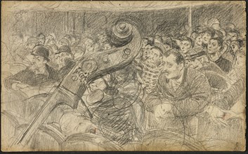 Audience at a Parisian Theatre II, c.1885. Creator: Giovanni Boldini.