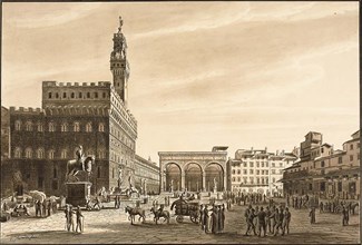Piazza Signoria, n.d. Creator: Giuseppe Gherardi.