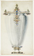 Monumental Jewelled Vase, n.d. Creator: Giuseppe Grisoni.