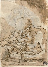 Saint Jerome, n.d. Creator: Giuseppe Maria Crespi.