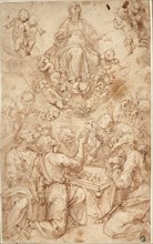 Assumption of the Virgin, n.d. Creators: Guglielmo Caccia, Marcello Venusti.