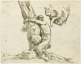 Cupid Punishing a Satyr, n.d. Creator: Jusepe de Ribera.