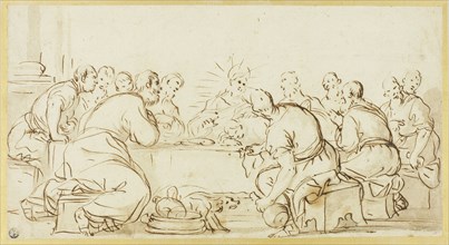 Last Supper, c.1685. Creator: Luca Giordano.
