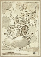 Ascension of Female Saint, n.d. Creator: Martino Altomonte.