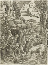 Saint Jerome and the Lion, c.1509. Creator: Giovanni Battista Palumba.
