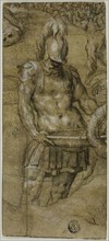 Roman Soldier, c.1545. Creator: Paolo Farinati.