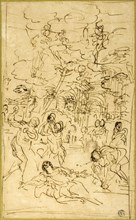 The Martyrdom of Saint Stephen, c.1660. Creator: Pietro da Cortona.