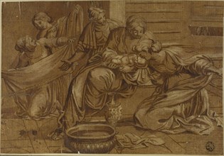 Birth of the Virgin, n.d. Creator: Domenichino.
