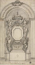 Design for a Tomb, 1677/1747. Creator: School of Francesco Solimena Italian, 1657-1747.