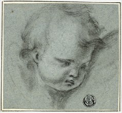 Head of Putto, 1600-1699. Creator: Unknown.
