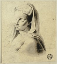 Bust of a Woman with Veil, n.d. Creator: Unknown.