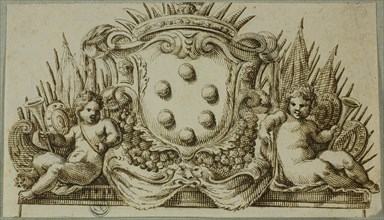 Medici Coat of Arms Flanked by Putti, n.d. Creator: Unknown.