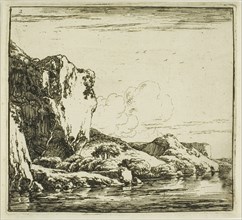 Rocky Landscape, 1645-50. Creator: Herman Naijwincx.