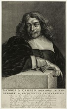 Portrait of Jacob van Campen, c.1665. Creator: Unknown.